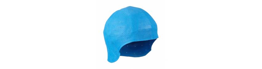 Bonnet à mèches caoutchouc bleu - EFALOCK