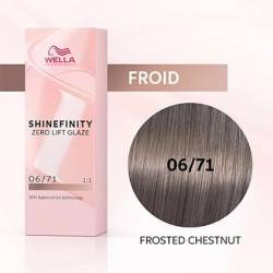 Wella Shinefinity Zero Lift Glaze 06/71 Frosted Chestnut 60ml