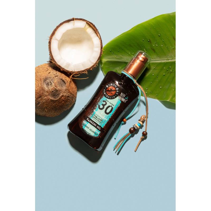COCONUT TANNING OIL SPF 30 - BYRON BAY COCONUT TANNING OIL SPF 30 - BYRON BAY